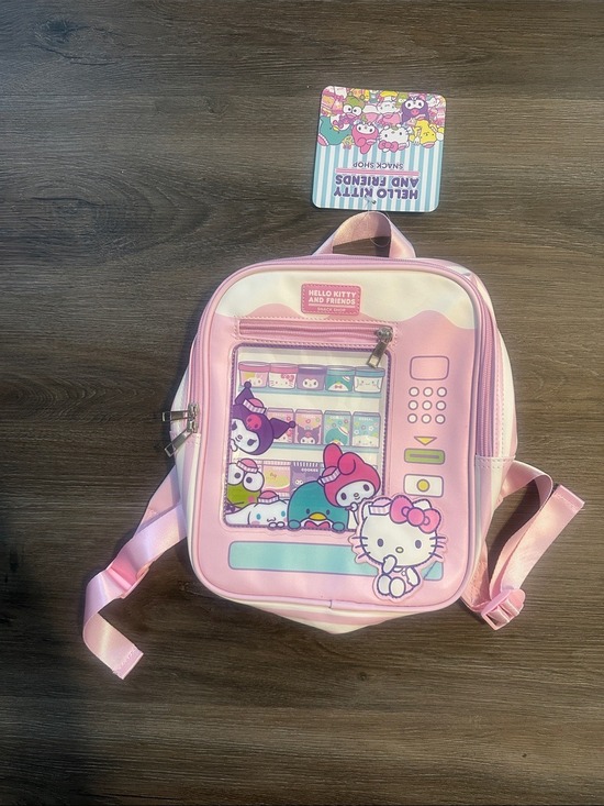 Hello Kitty Other - Hello Kitty Pink Cartoon Vending Machinei Mini Backpack